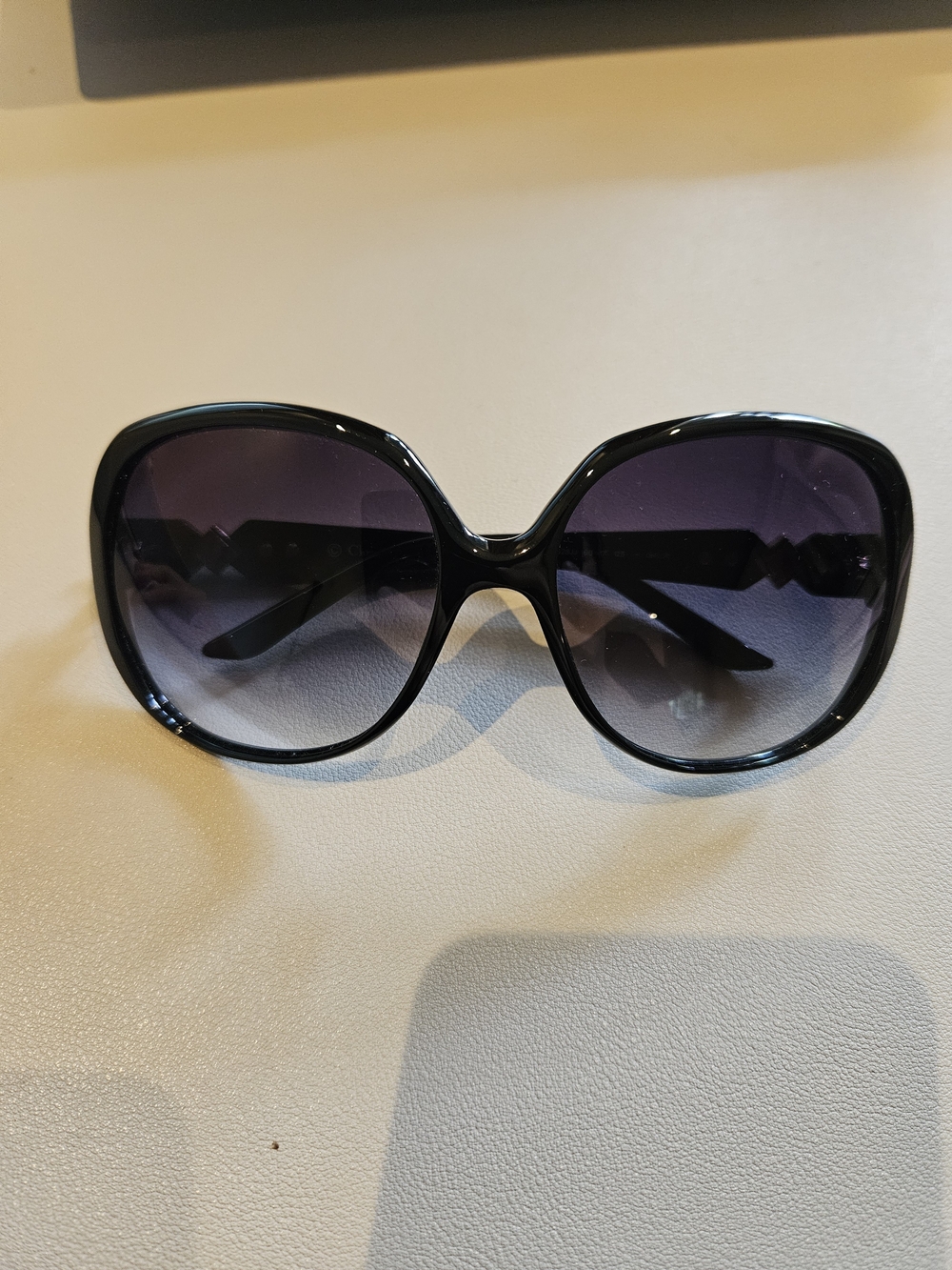 Dior Black Oversized Gradient Sunglasses